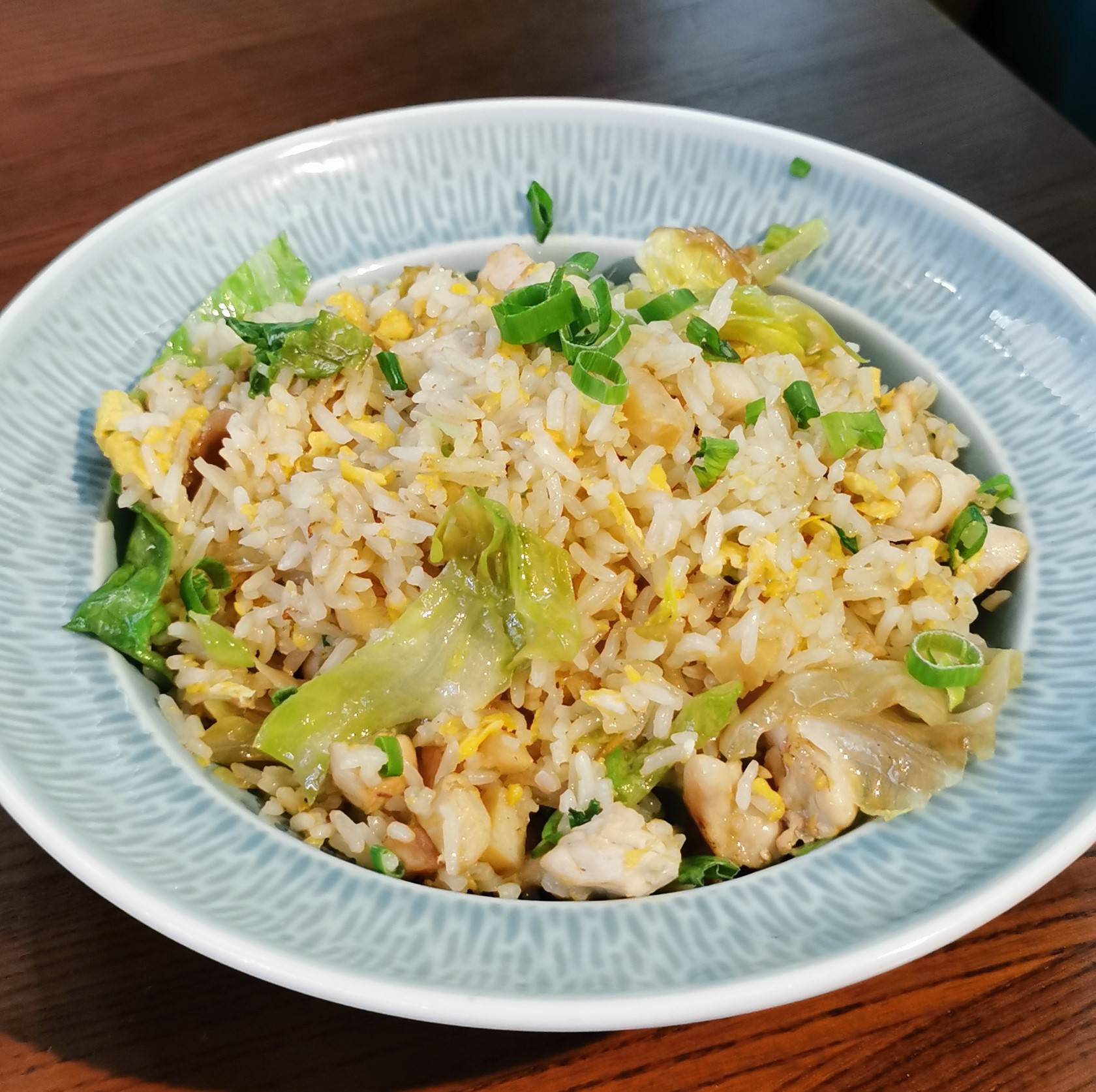 Fried Rice w/ Salted Fish & Chicken 咸魚雞粒炒飯